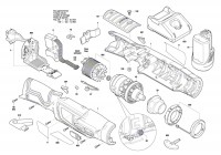 Bosch 3 602 D96 602 ANGLE EXACT 12V-3-600 Pn-Accu-Screwdriver Spare Parts
